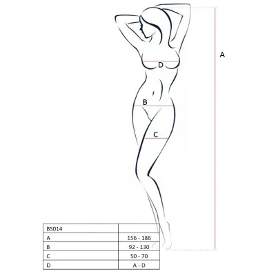 Bs014 Bodystocking Rot Os – Passion