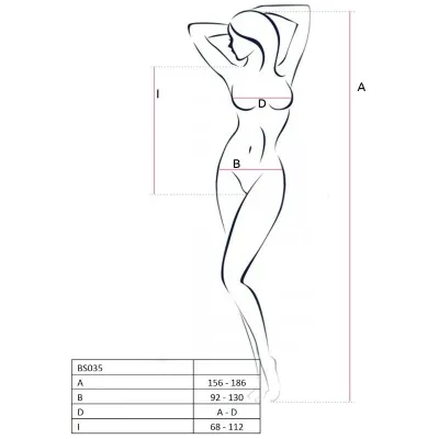 Bs035 Bodystocking Rot Os – Passion