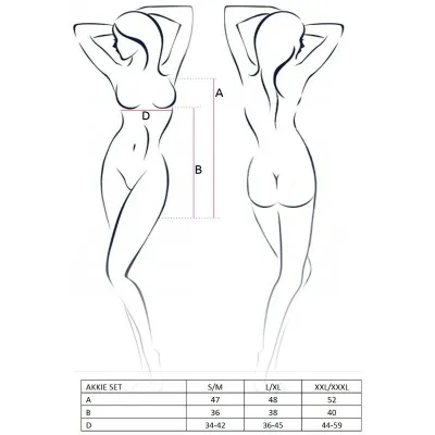 Akkie Krankenschwester Kostüm Set S/M – Passion