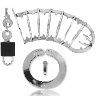 Spiked Chastity Cage 14cm – Metal Hard