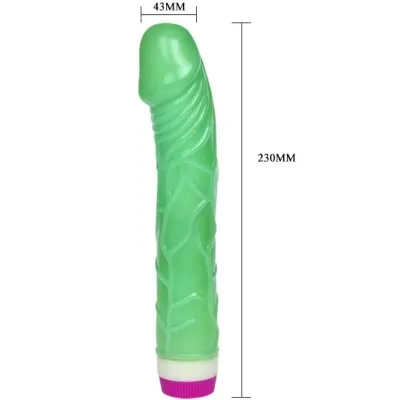 Waves Of Pleasure Vibrator 23cm Green | Baile