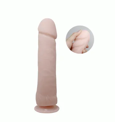 The Big Dildo Mit Vibration Natural 26cm | Baile