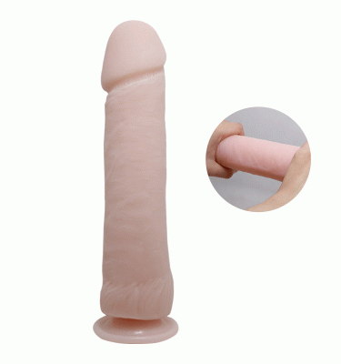 The Big Dildo Mit Vibration Natural 26cm | Baile