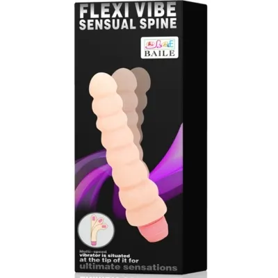 Flexi Vibe Sensual Flexible Spine Vibrator 19cm | Baile