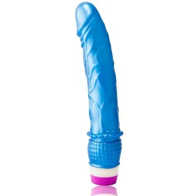 Waves Of Pleasure Vibrator 23cm Blue | Baile