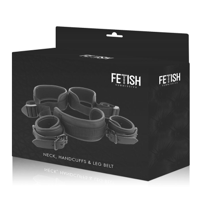 Offene Beinhaltung Mit Handschellen Mit Noprenfutter | Fetish Submissive