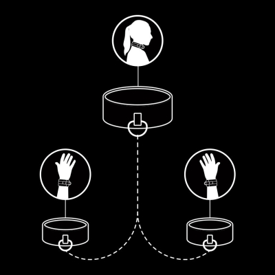 Halskette Und Handschellen Vegan | Fetish Submissive