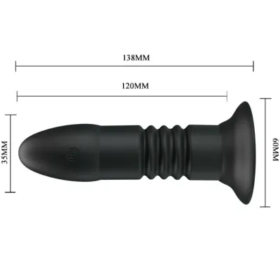 Magic Jinger Anal Plug Up & Down with Vibration | Pretty Love