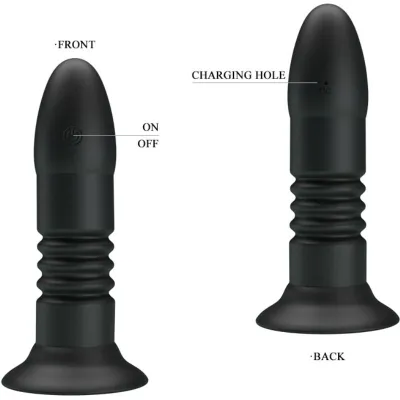 Magic Jinger Anal Plug Up & Down with Vibration | Pretty Love