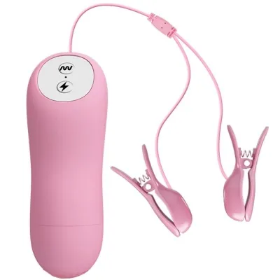 Romantic Wave Vibrating Nipple Clamps | Baile