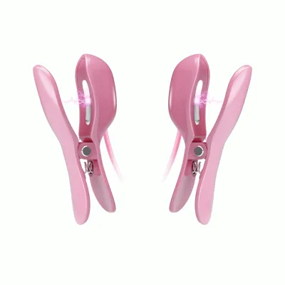 Romantic Wave Vibrating Nipple Clamps | Baile