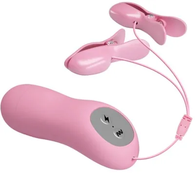 Romantic Wave Vibrating Nipple Clamps | Baile