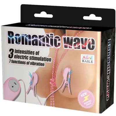 Romantic Wave Vibrating Nipple Clamps | Baile