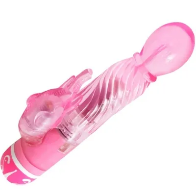 Vibrator Multivelocidad Mit Estimulador Rosa – Baile