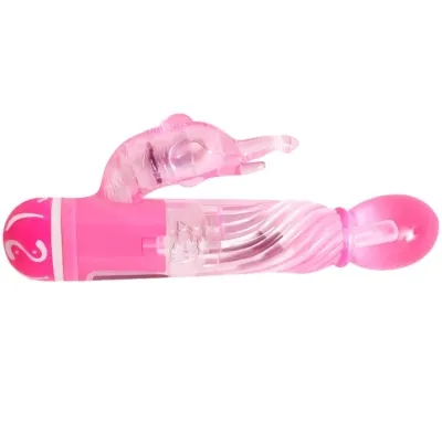 Vibrator Multivelocidad Mit Estimulador Rosa – Baile