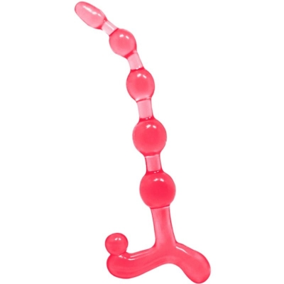 Bendy Twist Rote Analbälle | Baile