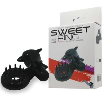 Sweet Ring Anillo mit Estimulador Clitoris Delfin | Baile