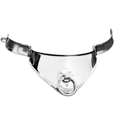 Necklace with ring and lock 12.5cm – Metal Hard