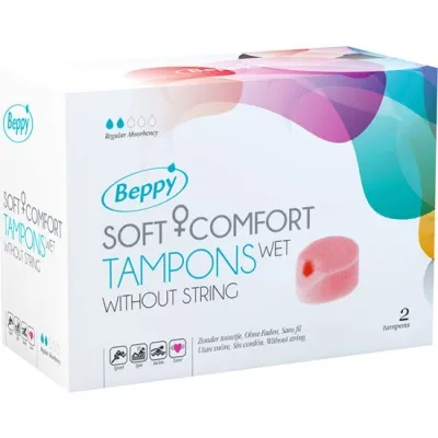 Soft Comfort Tampons Wet 2stk. – Beppy