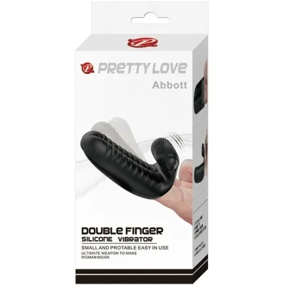 Abbott Fingervibrator Schwarz | Pretty Love