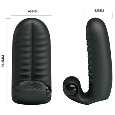 Abbott Fingervibrator Schwarz | Pretty Love