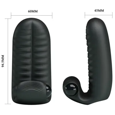 Abbott Fingervibrator Schwarz | Pretty Love