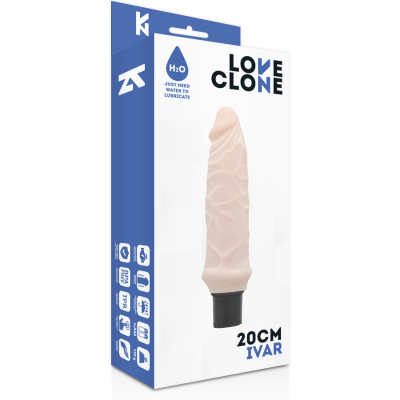 Ivar Selbstschmierender Vibrator 20cm | Loveclone