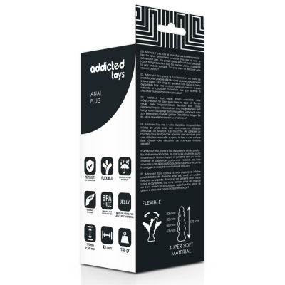 Analplug 17cm Schwarz | Addicted Toys