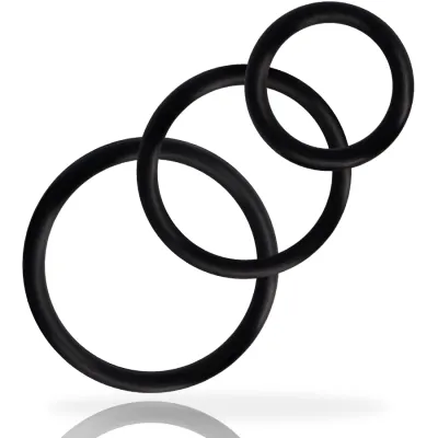 Set Anillos Pene Schwarz – Addicted Toys