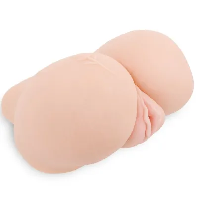 Realistic anus and vagina with tattoo and vibration