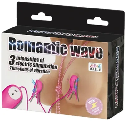 Nippelklemmen Mit Vibration Und Strom - Fuchsia