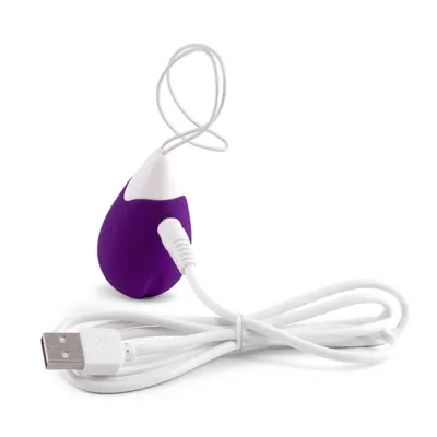Jan Vibrating Egg Remote Deep Purple – Intense