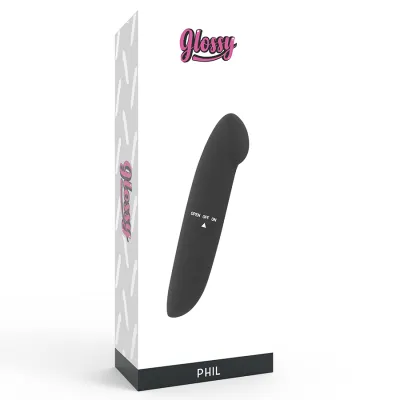 Phil Vibrator Schwarz | Glossy