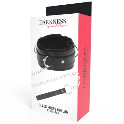 Bequeme Halskette Mit Lederkette – Darkness