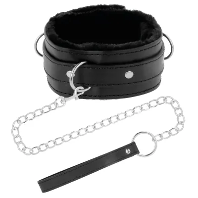 Bequeme Halskette Mit Lederkette – Darkness