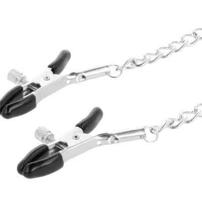 Black Collar with Nipple Clamps – Darkness