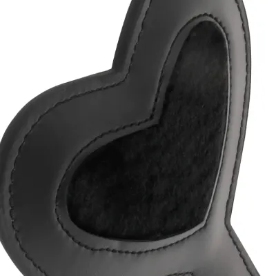 Schwarzes Fetisch Love Velours Paddel – Darkness