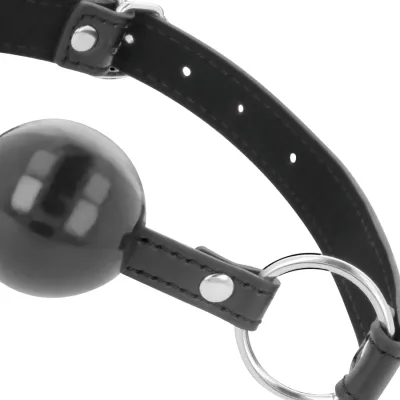 Schwarzer Ballknebel – Darkness