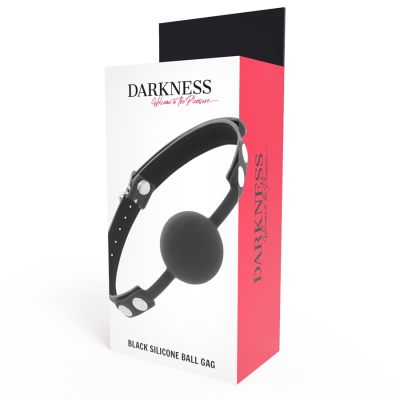 Knebel Aus Schwarzem Silikon | Darkness