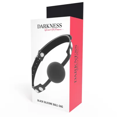 Black silicone gag – Darkness