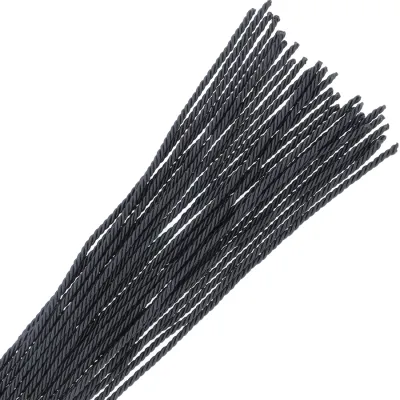 Schwarze Bondage Peitsche 50cm – Darkness