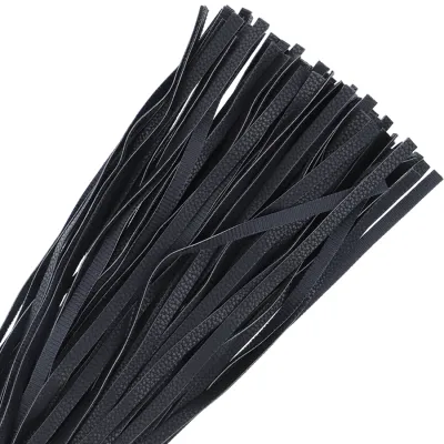 Black Leather Bondage Whip 42cm – Darkness