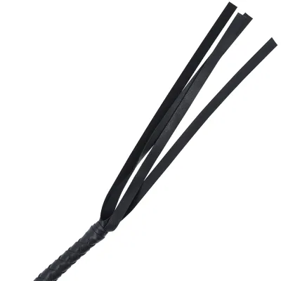 Schwarze Bondage Peitsche 210cm – Darkness