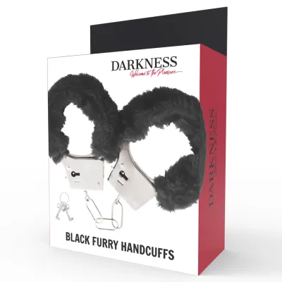 Handschellen Aus Schwarzem Metall – Darkness