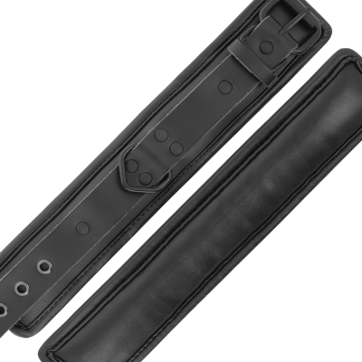 Verstellbare Fussfesseln Aus Schwarzem Leder | Darkness