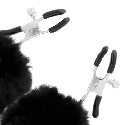 Nippelklammern Mit Pom Poms | Darkness