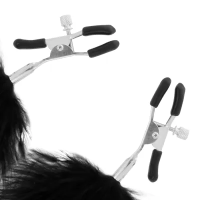 Pom Pom Nipple Clamps 2 – Darkness