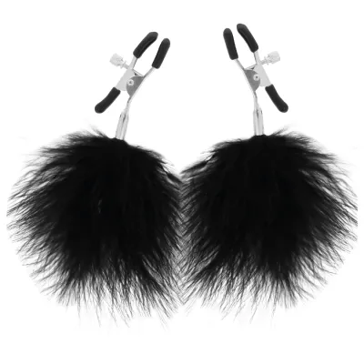 Pom Pom Nipple Clamps 2 – Darkness