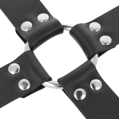 Lederhandschellen Für Füsse Und Hände Schwarz – Darkness