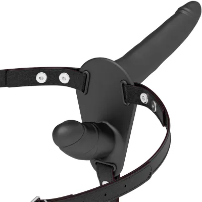 Harness Schwarze Doppelpenetration – Fetish Submissive